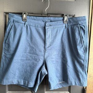 KUT from the Kloth Womens Trouser Shorts Size 18 Blue Casual Flat Front Chino